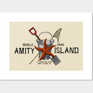 Vintage Amity Jaws Island Posters and Art